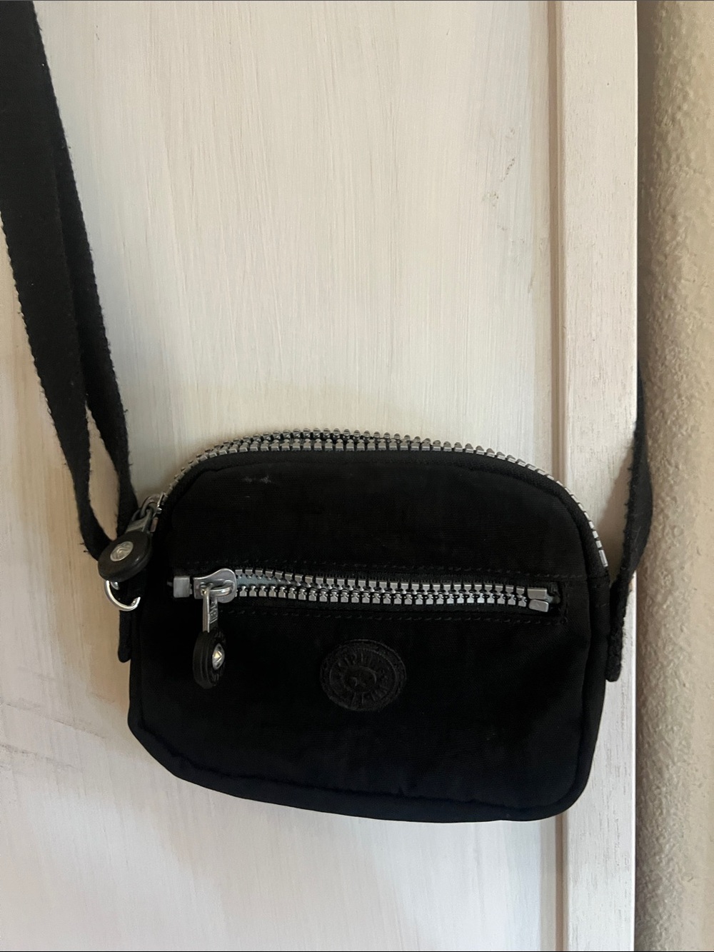 Kipling Black Crossbody Mini Bag - Casual Everyday Shoulder Bag